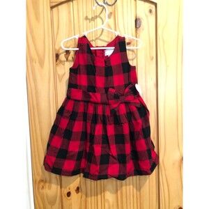 Toddler Girls Buffalo Plaid Dress -The Children’s Place - 3t